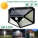 Set 4 Lampi solare de perete 100 led cu senzor de miscare si lumina